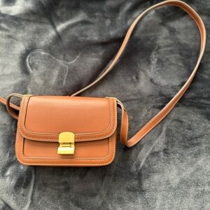 Mango crossbody bag with flap